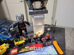 100% Complete LEGO Marvel 76051 Super Hero Airport Battle Withinstructions