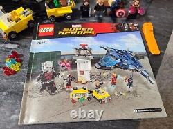 100% Complete LEGO Marvel 76051 Super Hero Airport Battle Withinstructions