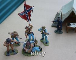 1998-2002 Britains American Civil War Metal Miniatures Figures 10 Soldiers Lot