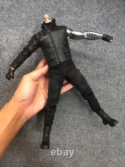 1/6 Hot Toys MMS351 Winter Soldier Civil War Bucky Body Suit for Action Figure