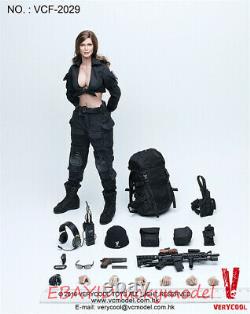 1/6 Very Cool Toys VCF-2029 Female Soldier Shooter Black Version 12 Figure New