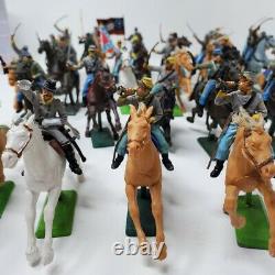 28 Britains LTD and Britians Deetail Confederate cavalry toy Civil War soldiers