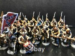 28 mm PERRY MINIATURES CONFEDERATE INFANTRY AMERICAN CIVIL WAR