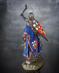 54 mm Tin Figurine Soldier Painted Toy Master of the Teutonic Order Heinrich