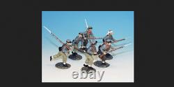 6 Figure set cadet charging VMI. 1 Civil war Confederate Frontline 1/30 jenkin