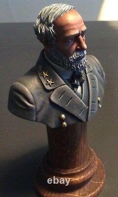 ACW Civil War St. Petersburg painted bust Robert E. Lee painter Rumientseva