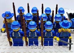 American Civil War Blue Union Battalion Soldiers made with real LEGO Figure