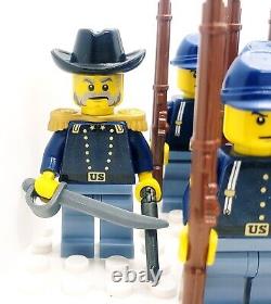 American Civil War Union Battalion Soldiers made with real LEGO Minifigure
