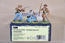 BRITAINS 17303 AMERICAN CIVIL WAR CONFEDERATE CLUBS are TRUMPS ADD ON SET nv