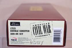 BRITAINS 17535 AMERICAN CIVIL WAR CONFEDERATE DOUBLE CANISTER ADD ON SET nv