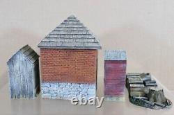 BRITAINS 17681 AMERICAN CIVIL WAR VALLEY CAMPAIGN SMOKEHOUSE WELL OUTHOUSE od