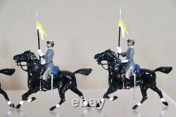 BRITAINS RE PAINTED AMERICAN CIVIL WAR CONFEDERATE MOUNTED CAVALRY oc