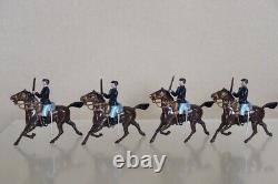BRITAINS RE PAINTED AMERICAN CIVIL WAR UNION MOUNTED CAVALRY oc