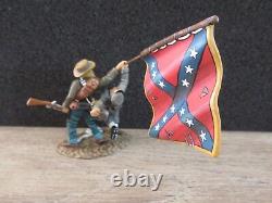 Boite Frontline Figures American CIVIL War 1st Texas Regiment Flag A. C. C. 1