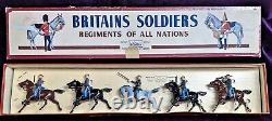 Britains 1862 American Civil War Confederate Calvary 5 Soldiers Boxed Set #2055