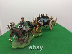 Britains American Civil War Gun Team and Limber Union Set complete unboxed