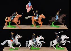 Britains Deetail # 398 1st Version Union Cavalry vg-ex 1971 bases vary