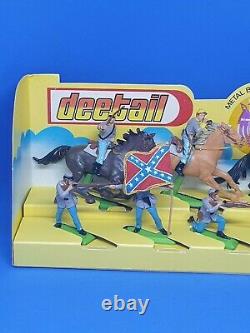 Britains Deetail ACW Civil War Boxed Confederate Mounted & Infantry Ref 7542