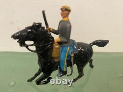 Britains Toy Soldier Vtg Lead Civil War Confederate Cavalry 9286 2 Sets, 8pc 60s