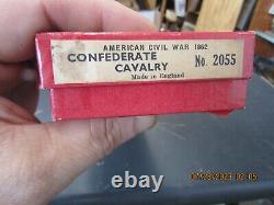 Britians Metal Toy Soldiers! Mint In Box! #13! CIVIL War Confederate Cavalry! Rare