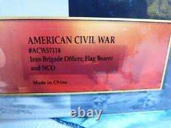 CONTE COLLECTIBLES American Civil War #ACW57114 Iron brigade off. Flag bearer