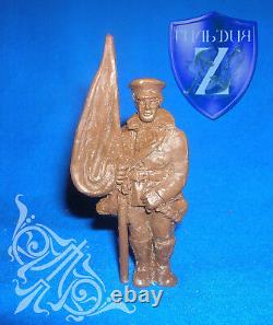 Civil War Anarchists, 5 Collectible Miniatures, Toy Soldiers, Russia, 54mm, Rare