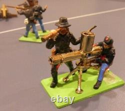 Civil War Enactment toy soldiers Made in England Deetail 1971 Cannon/Gatling