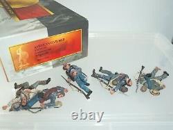 Conte Acw57171 Confederate Infantry Laid Dead American CIVIL War Toy Soldier Set