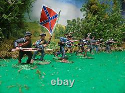Hand Painted Conte, Cts And Tssd CIVIL War Soldiers