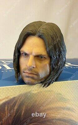 Hot Toys MMS351 Winter Soldier Civil War Bucky action figure's 1/6 head sculpt