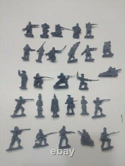 Huge Lot Of 27 New Handmade By Pope 54mm Civil War Figurines Abraham Lincoln