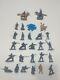 Huge Lot of 29 Handmade Civil War Army Men & (2) Horses Made By Pope 54mm New