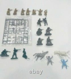 Huge Lot of Mixed Plastic Army Men Civil War / WWII Conte & Other Brands