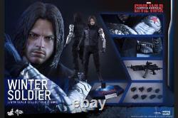 Including Shipping Hot Toys Civil War Winter Soldier