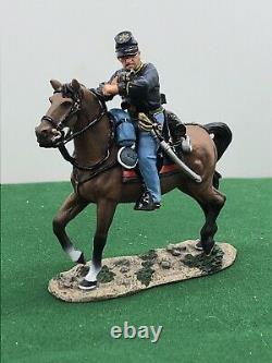 King And Country Acw American CIVIL War Mounted Union Firing Rifle