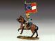 King And Country Cw042 Cw42 Mounted Flag Bearer American CIVIL War 130 Scale