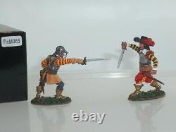 King And Country Pnm065 English CIVIL War Cavalier Duelling Toy Soldier Set
