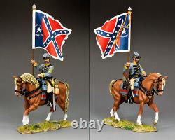 King & Country CIVIL War Cw104 Confederate 29th Texas Flagbearer