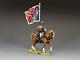 King and Country CW104 29th Texas Cavalry Flagbearer 1/30 Metal Toy Soldier