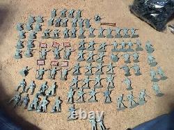 Large Vintage Civil War plastic figure lot