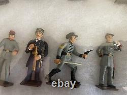 Lot Of 19 Vintage Lead Toy Soldier Figures Mixed Infantry US Civil War European
