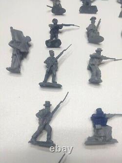 Lot Of 24 Handmade By Pope Civil War Army Men 54mm Figurines New