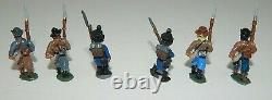 Lot of 24 Pro-painted 28mm CSA Confederate Soldiers USA Civil War