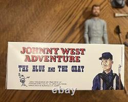 Marx Johnny West Marxman CXR Blue & Gray Civil War Rebel Soldier Zeke Crenshaw