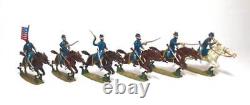 Mignot American Civil War Cavalry Charging 12 pieces Historical Figures