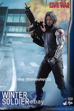 NEW! INSTOCK HotToys MMS351 1/6 Captain America3 Civil War Winter Soldier Figure