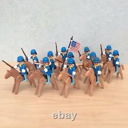 Playmobil Western Soldiers Huge Bundle ACW Figures, horses + accessories