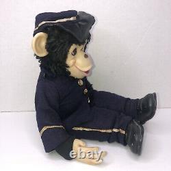 Rushton Zippy Monkey Plush Doll Union Soldier Civil War Zip Chimp Vintage RARE