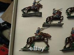 SAE 30mm Confederate Cavalry CIVIL WAR #1050 MINT Lead Toy Soldier Set / Boxed