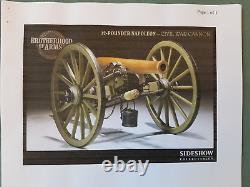 Sideshow Collectibles'Brotherhood of Arms' 16 scale 12-Pounder Civil War Canno